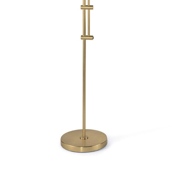 Arc Floor Lamp With Fabric Shade